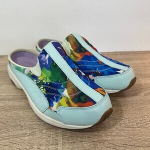 Easy Spirit‎ Travel Time Slip On Shoes Tie Dye Rainbow Colors Comfort 11W Womens